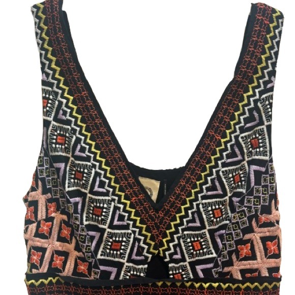 Anthropologie Akemi + Kin Geo-Embroidered Dress Size 4 EUC - Picture 4 of 15